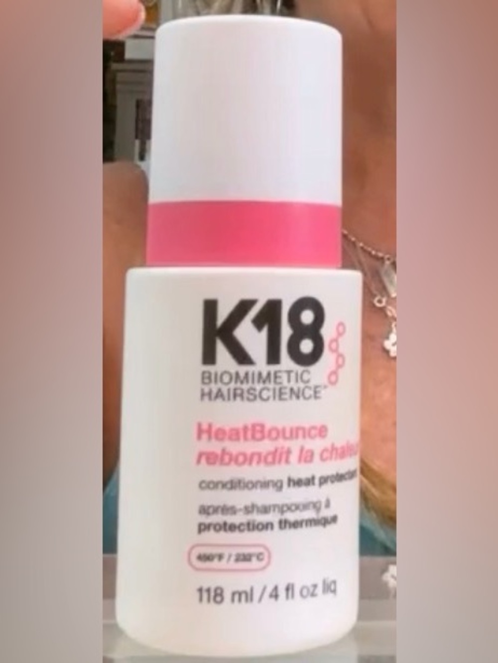 K18 - HeatBounce Biomimetic hairscience Conditioning Heat Protectant Spray